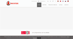 Desktop Screenshot of incotex.es