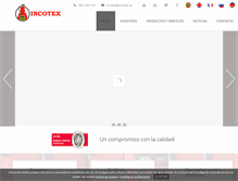 Tablet Screenshot of incotex.es